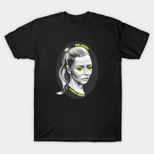 Mr Robot - Angela Glitch Portrait T-Shirt